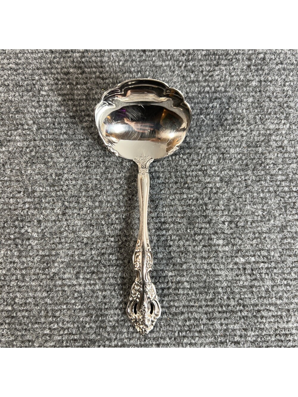 Oneida flatware small ladle Michelangelo gothic baroque stainless steel 6 inch